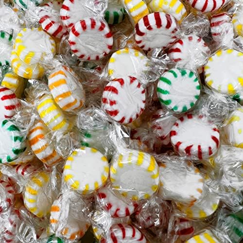 Fruit Flavored Starlight Hard Candy, Apple Strawberry Lemon Orange, 160 Oz