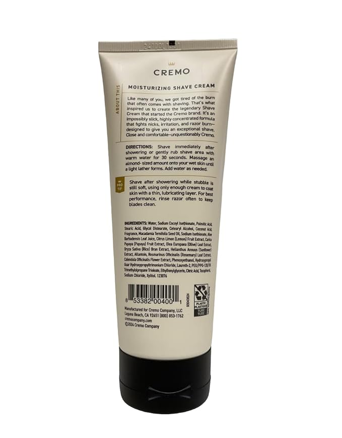Cremo Classic Citrus Shave Cream 6 oz (Pack of 5)