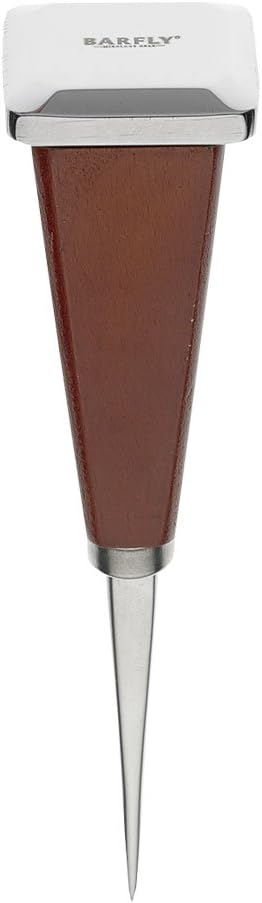 Barfly Deluxe Ice Pick, Stainless/Wood
