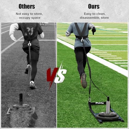 GanFindX Workout Weight Sled for Speed & Athletic Strength Training
