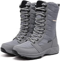 FW FRAN WILLOR Women's Waterproof Winter Snow Boots Warm Comfortable with Side Zipper - 2026 Fashion Lightweight Hiking boots for Cold Weather Insulated Mid Calf Military Booties