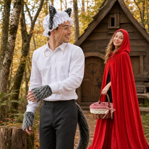 Couples Halloween Wolf Costume Set
