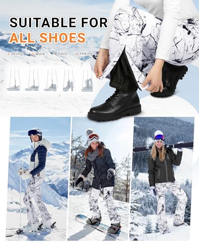Outdoor Ventures Ski Pants Women Waterproof Insulated Snow Soft Shell
