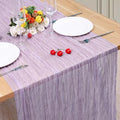 1 Pack Cheesecloth Table Runner 10Ft Christmas Gauze Boho Table Runners for Wedding Decor Bridal Shower Decorations Baby Shower Party(35" x 120")