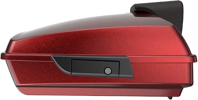 Advanblack Road Glide Tour Trunk Pack Hard Candy Hot Rod Red Flake Razor Tour Trunk Pack Backrest Pad for '97-'25 Harley Touring Road King Street Glide Electra Glide CVO models