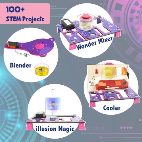 Butterfly EduFields 100+ Girls Engineering Science Kit for Kids Age 8-12
