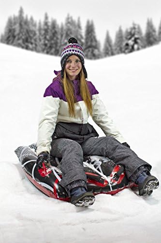 Poolmaster Snow Trax Inflatable Sled for Snow/Water, Black