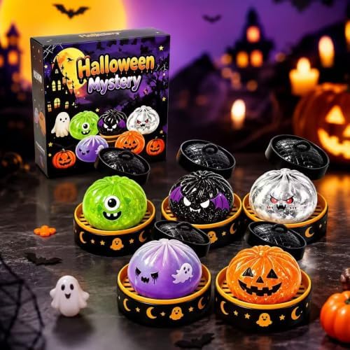 Halloween Pumpkin Squishy Stress Balls Toys Slow Rebound Cute Ghost Squeeze , Squeeze Ball Realistic Stick Soft Squeeze Toys, Upgrade Stress Relief Fidget Toys Wet Slow Rebound Stress Relief Toy