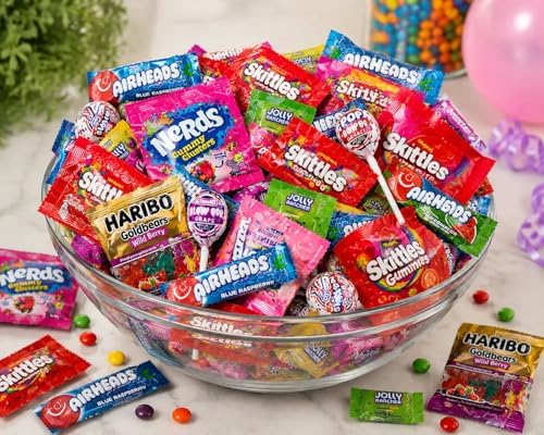 Candy Variety Pack - Assorted Candy Party Mix - 6 LB Bag - Assortment - Individually Wrapped - Bulk – Pinata - Mixed - Deluxe Mix