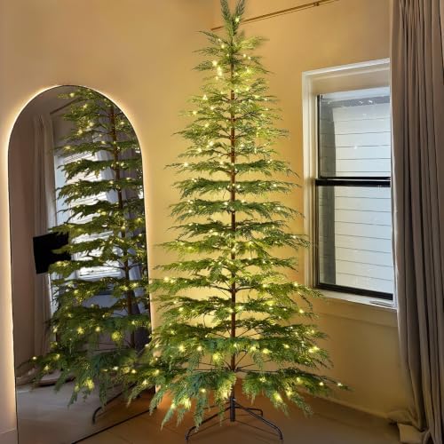Christmas Decorations - 7.5 Ft Pre-Lit Twinkle Christmas Cypress Tree