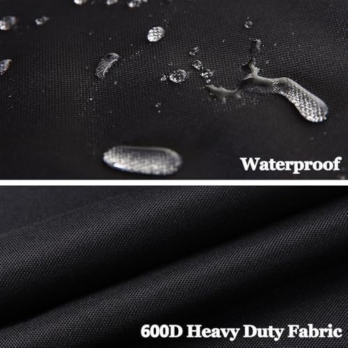 YardJoyliz Jet Sled Cover Waterproof Sled Travel Cover for Ice Fishing Shelter Travel