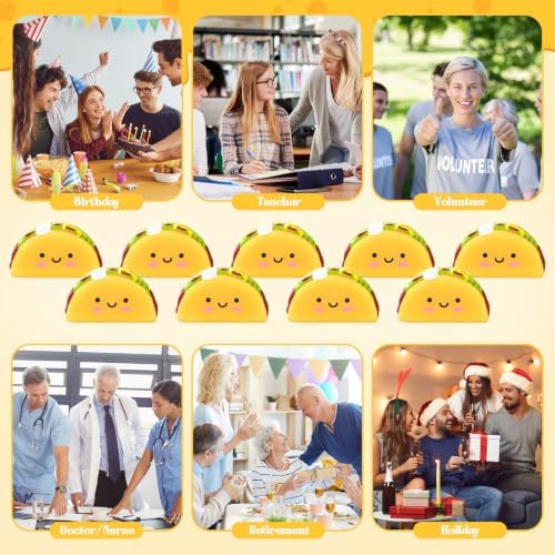 Thenshop 20 Pcs Taco Ball Motivational Gifts for Coworkers