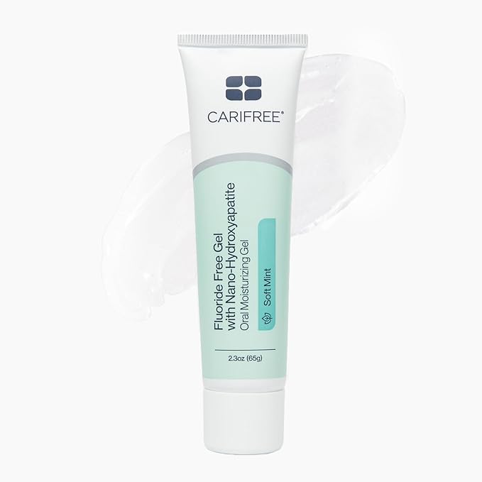 CariFree Nano Hydroxyapatite Toothpaste, Fluoride-Free, Mint & Grape Pk 2 | Fluoride-free nano-HAp gel duo; neutralizes pH; freshens breath & moistens mouth; dentist recommended oral care.