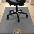 GORILLA GRIP Office Chair Mat for Hard Floors, Under Desk Rug, 46x34 Gray