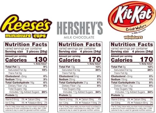 Hershey's Assorted Chocolate Halloween Candy Bulk Variety Pack, 80 oz