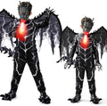 Kids Dragon Costume, Boys Dragon Halloween Costume with Mask, Wings & Tail