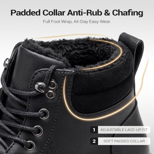 Vostey Men's Hiking Boots Waterproof Casual Chukka Boots for Men