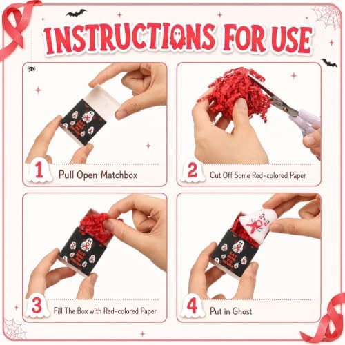 Wettarn 24 Sets Red Ribbon Week Gifts Halloween Anti Drug Party Favors
