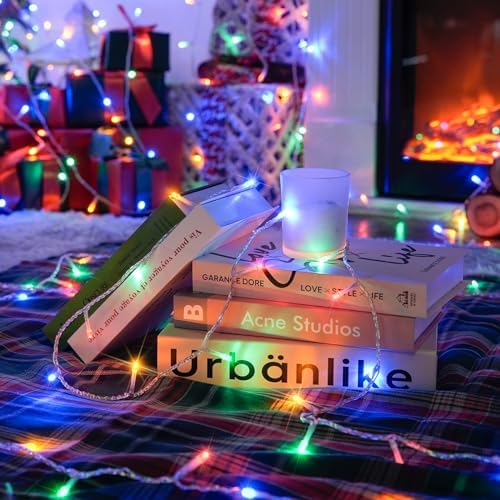 JMEXSUSS 150 LED Multicolor Christmas Tree Lights Indoor Outdoor Waterproof