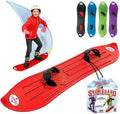 The Original Geospace Sledsterz Kids Beginner Snowboard for Winter Fun on Snow, with Adjustable Step-in Bindings; for Kids Between 4 to 12 Years Old