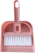 Compact Plastic Small Broom and Dustpan Set Household Desktop Mini Soft Bristle Cleaning Broom and Dustpan Washable Lightweight