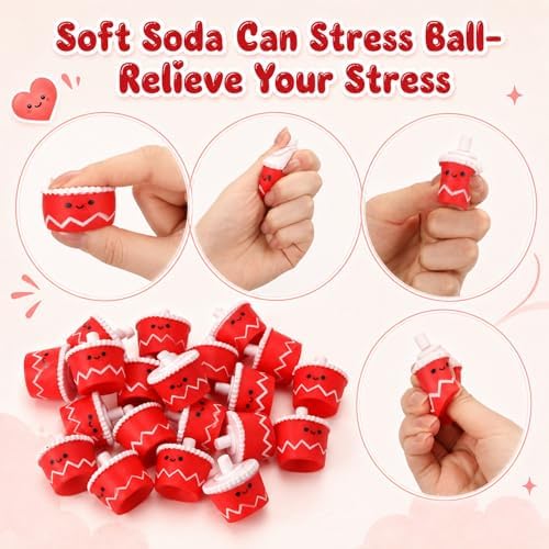 Thenshop 20 Pcs Cola Soda Cup Balls Party Relief Favors for Office Prize