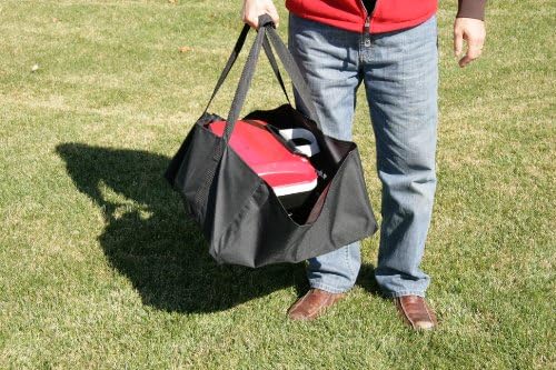 Cuisinart QG-012B LP Adapter Hose, 4 feet, Black & CGC-19 VersaStand Grill Tote Cover Measures 21 x 19 x 10 inches