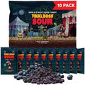 Final Boss Sour Fruit Candy, Sour Blueberries, Level 3, 10 Pack
