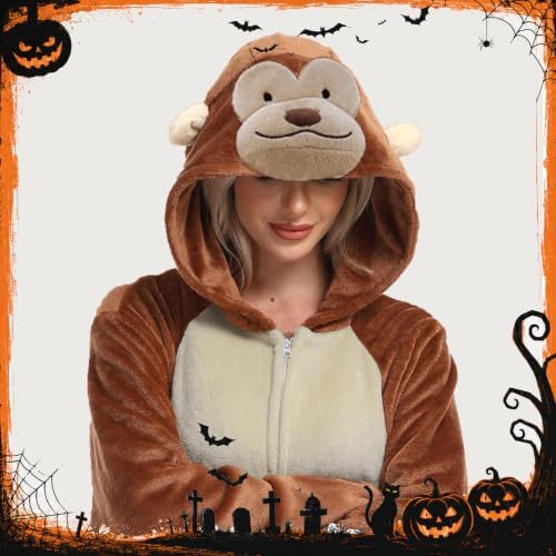 Adult Onesie Pajamas Animal One Piece Costume Halloween Cosplay for Women Men