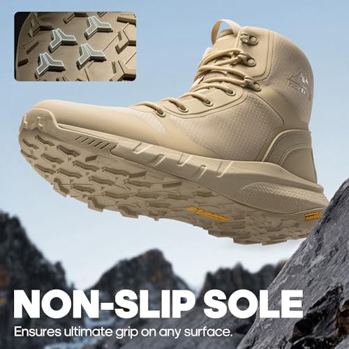 NORTIV 8 Men's Military Tactical Boot Zipper Lightweight