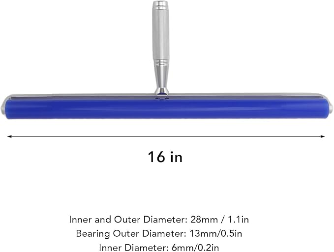 Sticky Rubber Roller, Silicone Screen Film Roller, Manual Cleaning Roller for LCD Screen, Washable Reusable, Dust Remover (40.5cm / 16in)