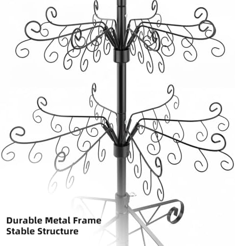 Aduanbang Christmas Ornament Display Stand Tree 3 FT Iron Rack