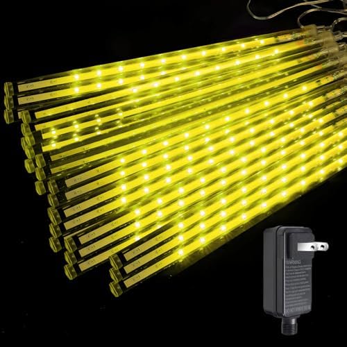 Outdoor Meteor Shower Christmas Lights, Falling rain Drop Lights