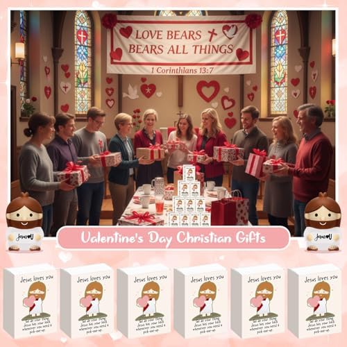 10 Sets Jesus Loves You Gifts Jesus Figures with Boxes