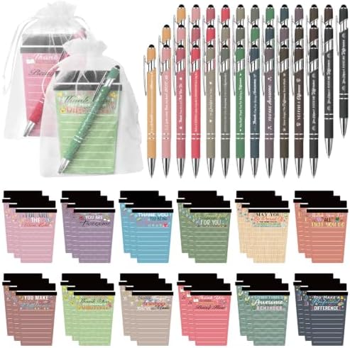 36 Set Employee Appreciation Gifts Bulk Team, Muted Colors