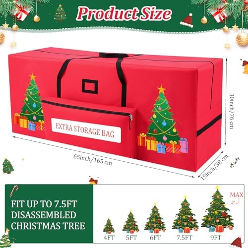 2 Pcs Christmas Tree Storage Bag for 9 ft Xmas Tree
