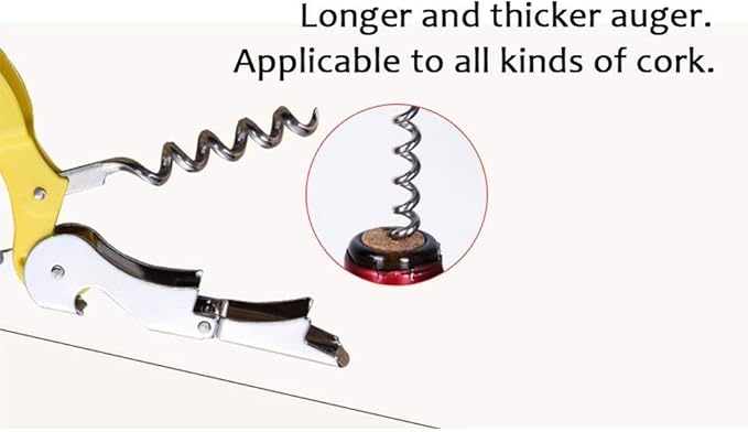 RECUTMS 12 Packs Corkscrew Wine Opener Wine key Stainless Steel Fold Beer or Bottle Opener Serrated Foil Cutter,Perfect for Bars,Restaurants,Family,Company Party (12 Color)