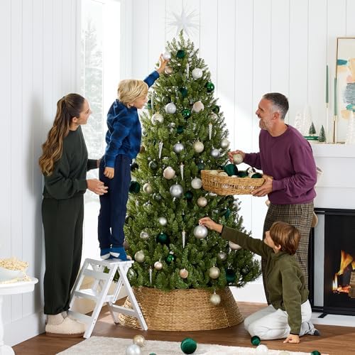 Best Choice Products Premium Nordic Fir Christmas Tree, 9ft Unlit Artificial Full Hinged Realistic Holiday Decoration w/ 3,500 Branch Tips