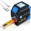 tape measure 4-in-1 laser Digital Measuring Tape & 60m/197ft Laser Distance Meter & with 16ft/5m & Crosshair markings & Dual-axis electronic level,Display On Backlit LCD Screen