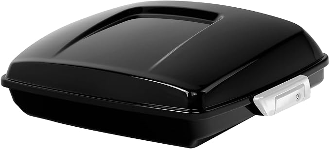 Black Earth 5.5" Razor Trunk W/Latch Key Fit For Harley Touring 2014-2025 CVO Road King Road Glide Street Glide Electra Glide Ultra Limited Pack