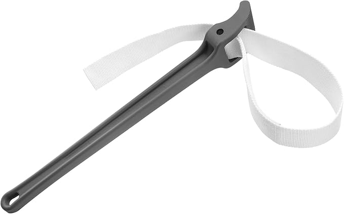 SPARKWHIZ Strap Wrench, 18" Handle Adjustable Strap Plumbing Wrench, Nylon Strap Pipe Wrench for Replacing Oil Filter, Water Filter