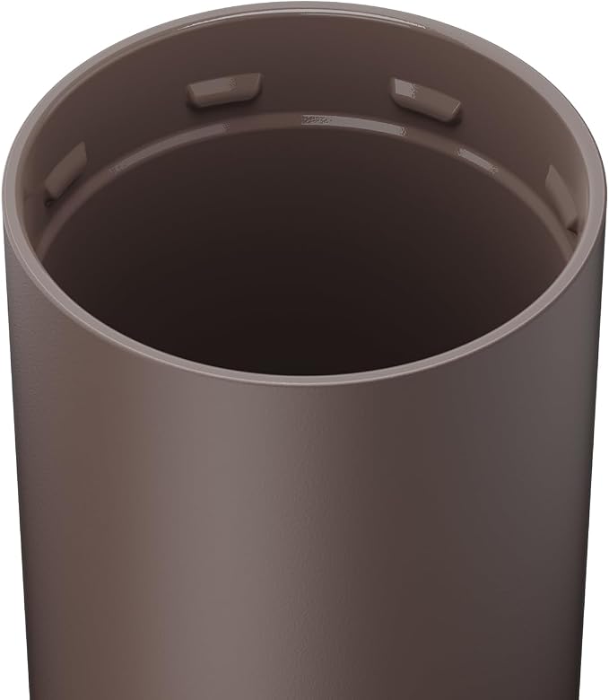 BrüMate Strova 18oz 100% Leakproof Insulated Coffee Mug | Ceramic-Lined Interior | Built-In Silicone Sleeve for Travel | Locking Flip Lid (Java)