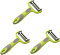 3 in 1 Vegetable and Fruit Peeler - Multifunction Slicer Grater Kitchen Tool for Effortless Preparation | 3Pcs