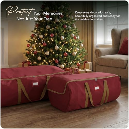 Covermates Christmas Tree Duffel Bags, 2-Pack, Fits 7.5 ft & 9-11 ft Trees