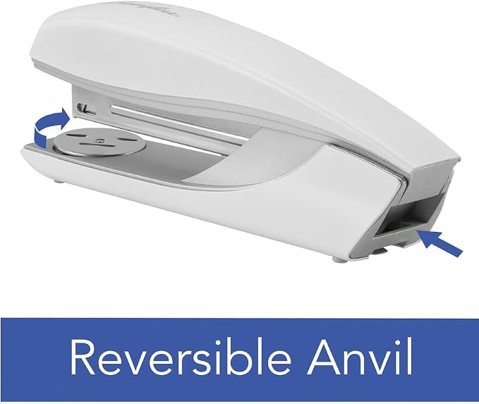 Swingline Stapler, NeXXt Series Style, Desktop Stapler, 40 Sheet Capacity, White (55657004)
