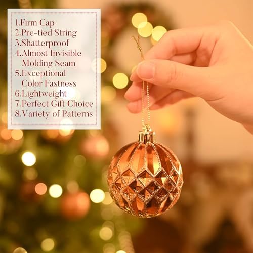 Valery Madelyn 30ct Christmas Tree Decorations Ball Ornaments 2.36 Inches