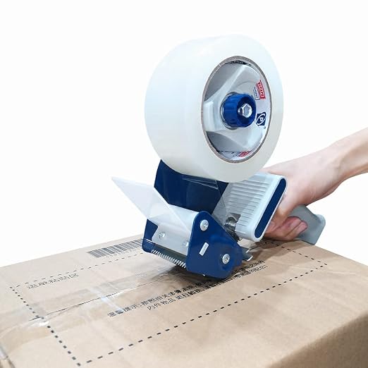 PERFECTAPE 3" Heavy Duty Packing Tape 1 Roll with 3" Tape Gun, 3" x 65Y | Clear, 2.7 mil, Ultra Strong, Refill for Packaging and Shipping