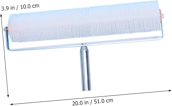 OSALADI Screeding Compound Roller Self Leveling Spiked Brush Long Lint Roller for Floor Decoration