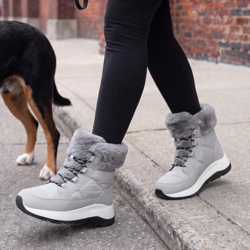 DREAM PAIRS Women's Outdoor Winter Snow Boots