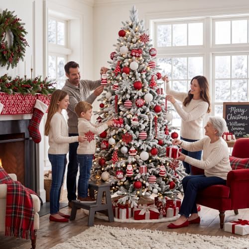 Valery Madelyn 155ct Christmas Ball Ornaments Tree Decorations Set